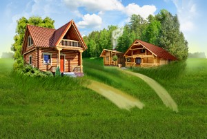 деревянные дома и бани