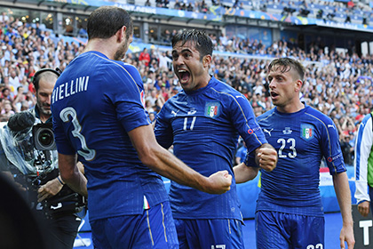 Итальянцы обыграли испанцев и вышли в четвертьфинал Евро-2016