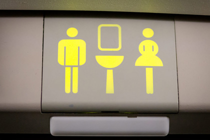 За пассажирами бизнес-класса наблюдали с установленной в туалете скрытой камеры